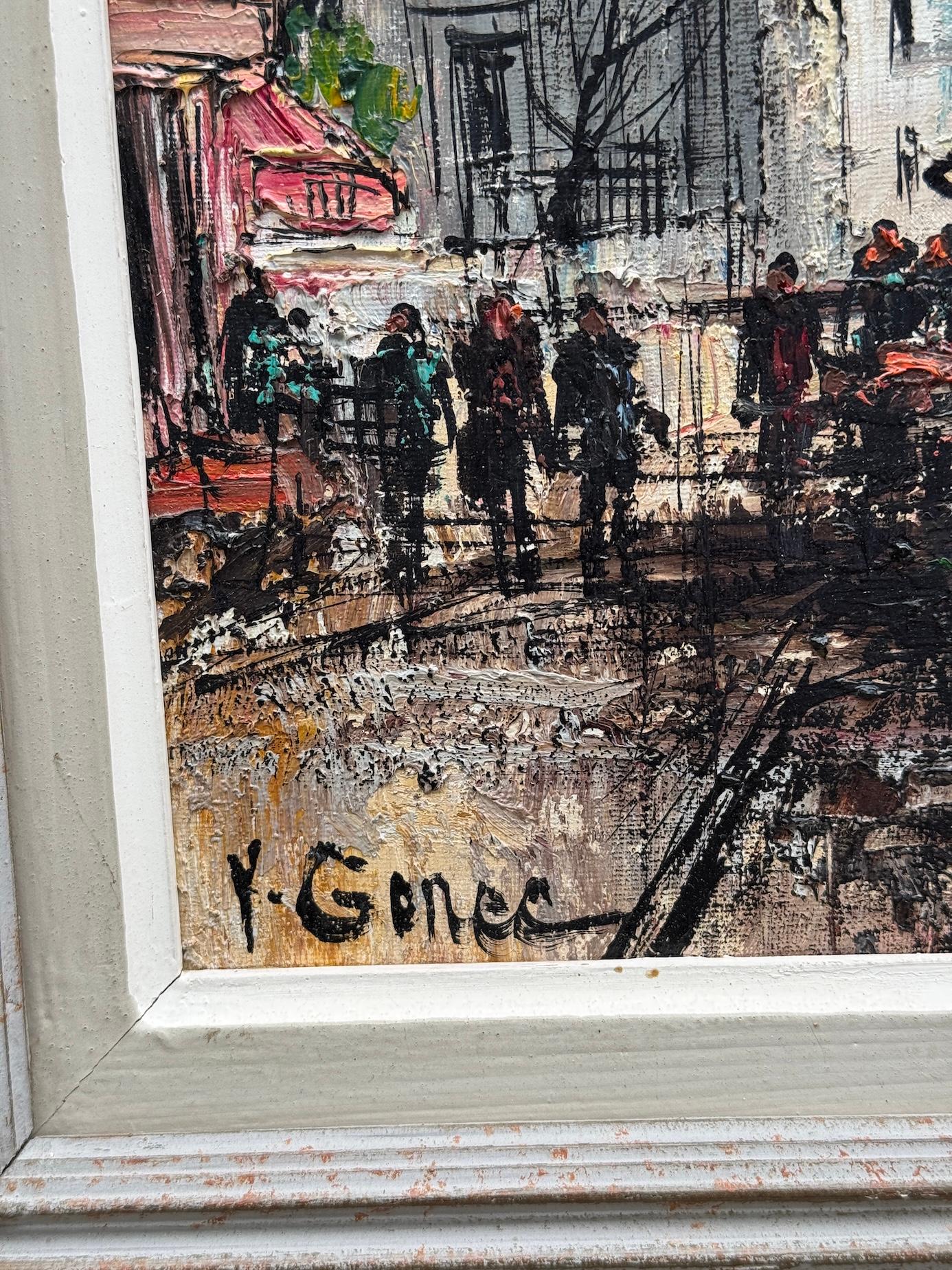 vue impressionniste française du milieu du siècle de Montmartre, Paris, France en vente 5