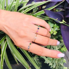YI Collection Rainbow Chain Ring