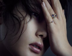 YI Collection Topaz & Emerald Chain Ring