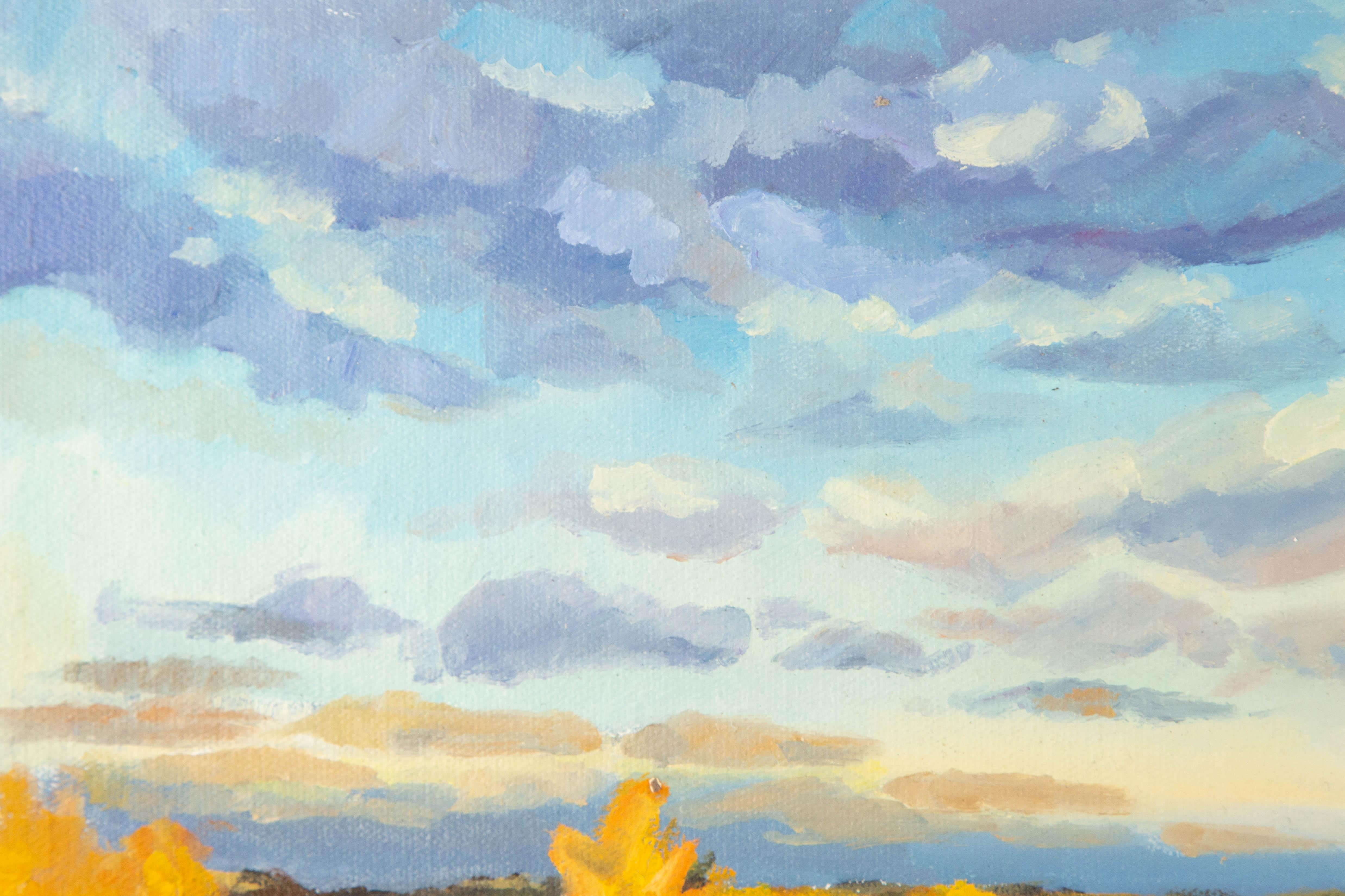 Yi Wang Landscape Original Oil On Canvas 
