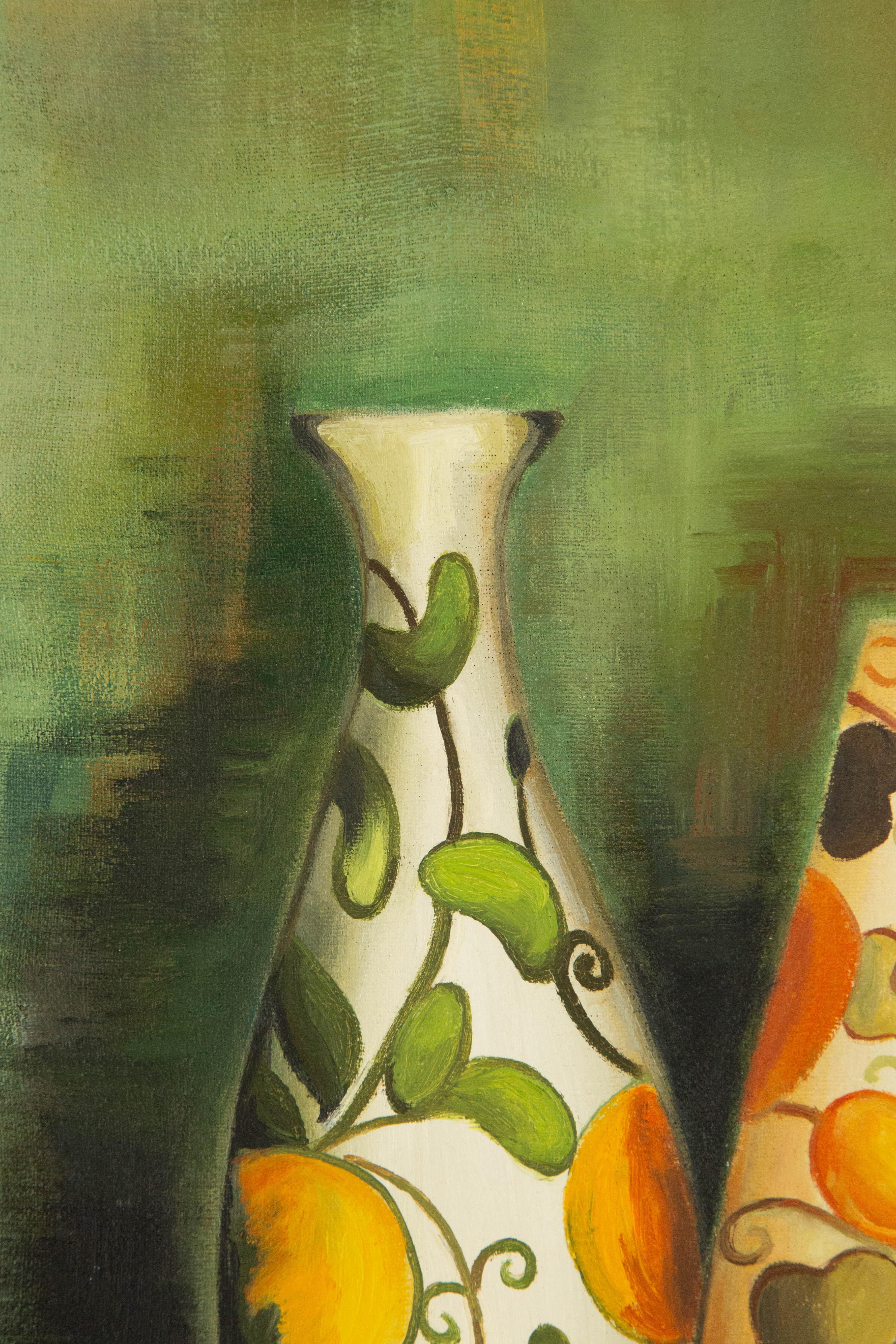 Yi Wang Still Life Original Oil On Canvas 