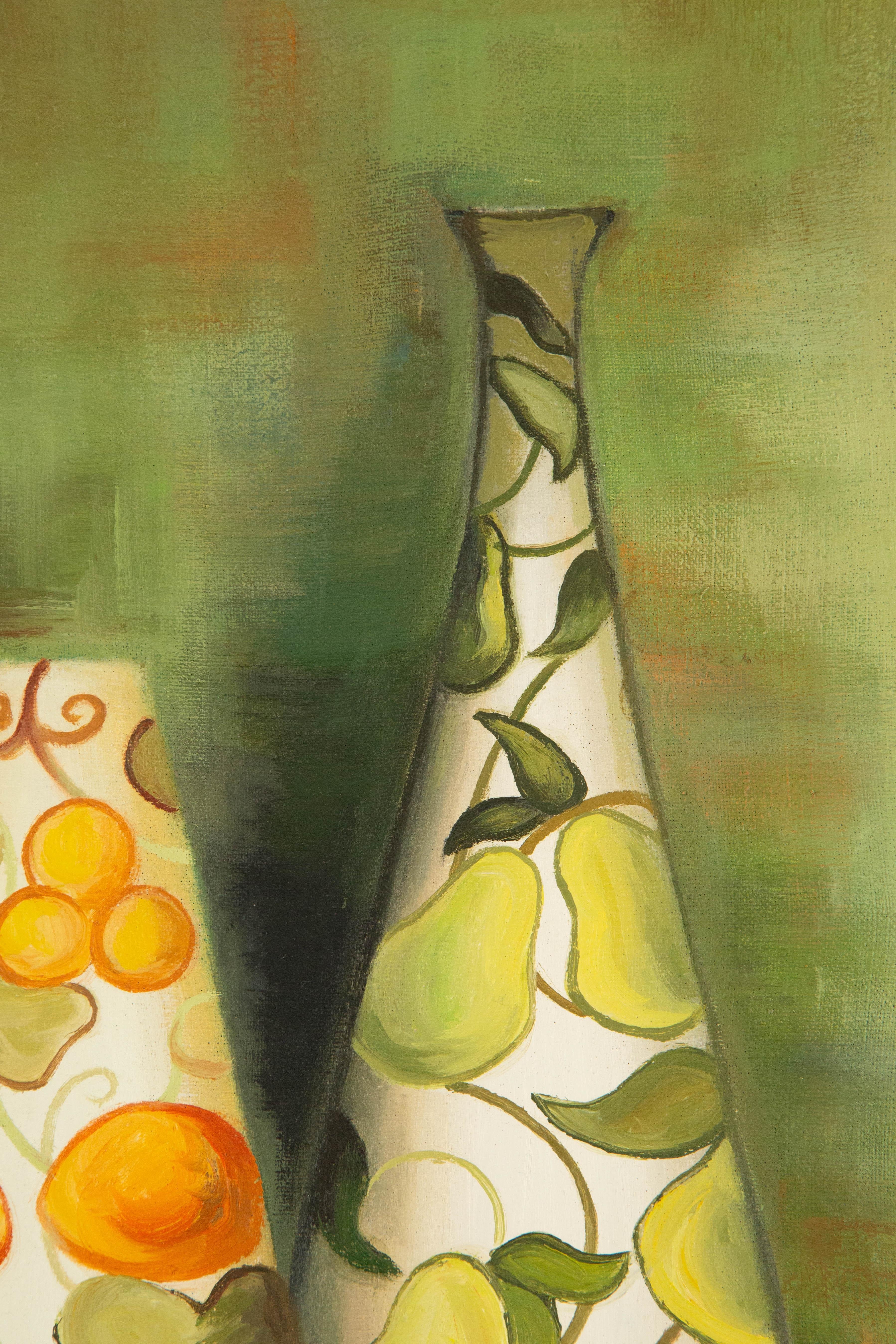 Yi Wang Still Life Original Oil On Canvas 