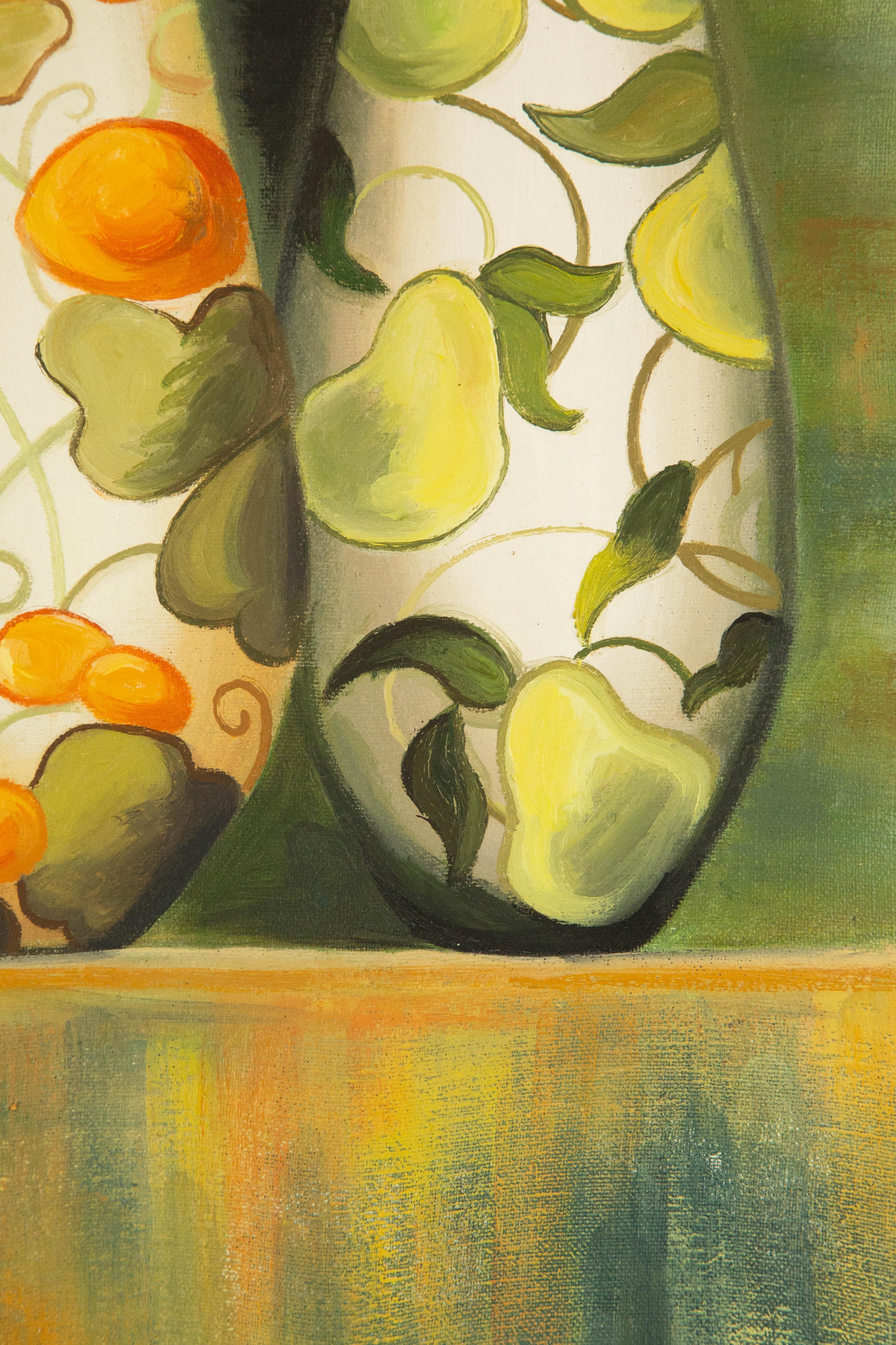 Yi Wang Still Life Original Oil On Canvas 