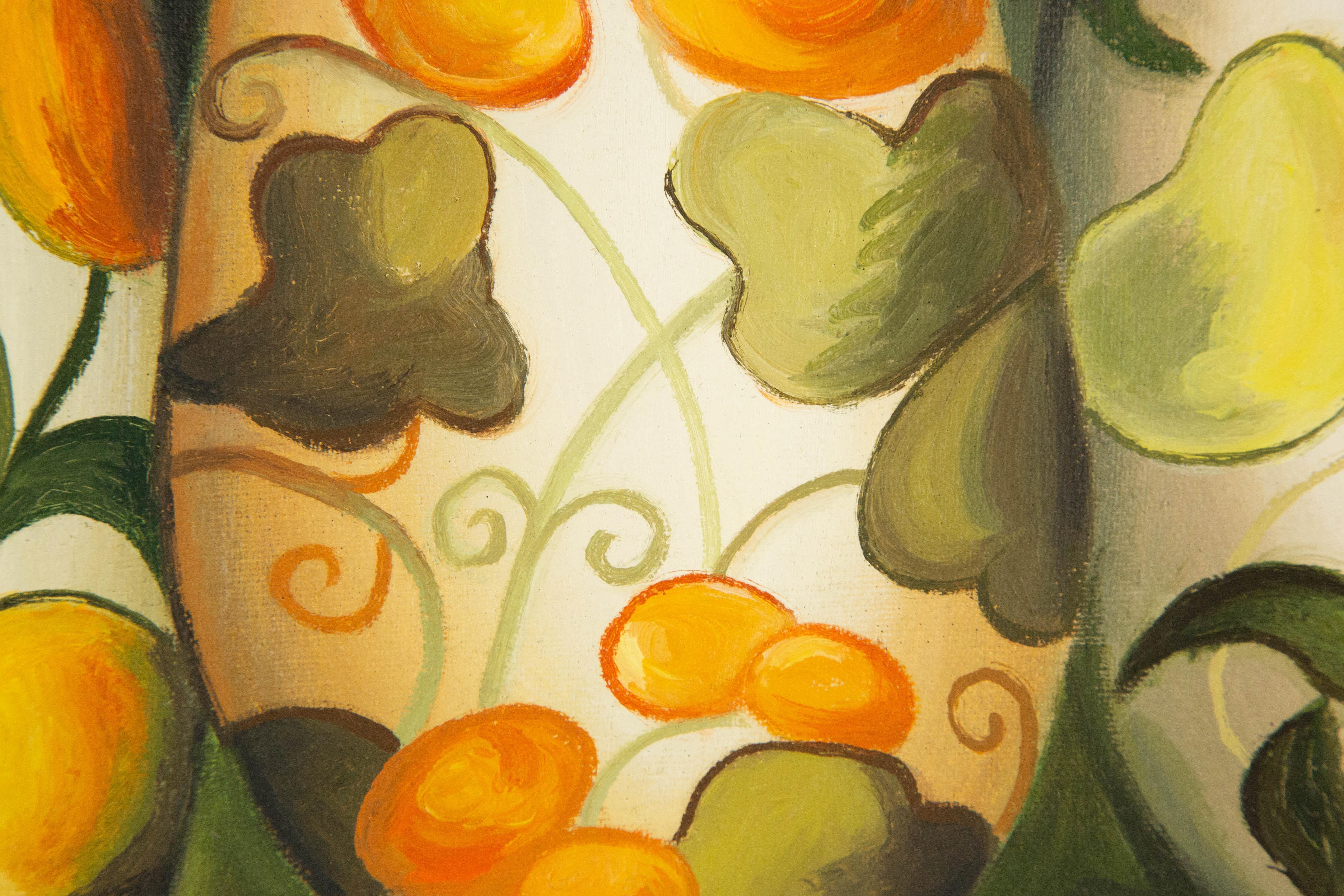 Yi Wang Still Life Original Oil On Canvas 