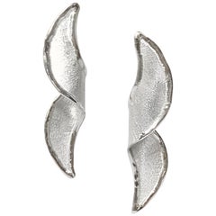 Yianni Creations Fine Silver and Palladium Handmade Artisan Earrings