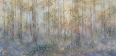 An afternoon in Meudon by CHEN Yiching - Contemporary Nihonga painting, forest
