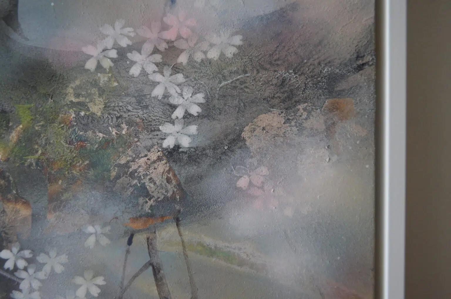 Awakening von CHEN Yiching - Nihonga-Malerei, Blumen, Nature im Angebot 6