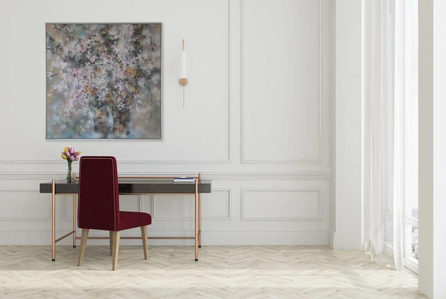 Awakening von CHEN Yiching - Nihonga-Malerei, Blumen, Nature (Zeitgenössisch), Painting, von Yiching Chen