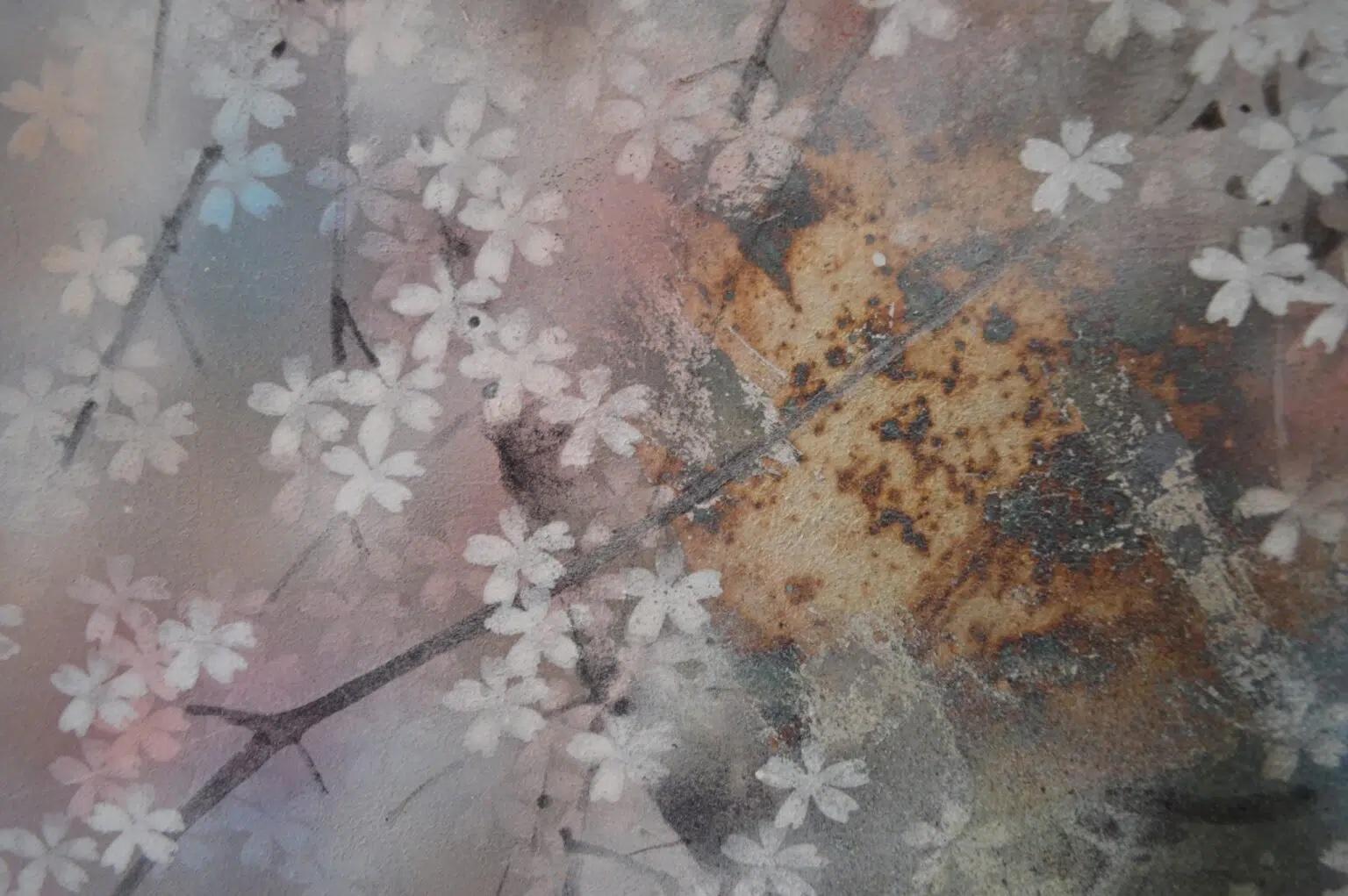 Awakening von CHEN Yiching - Nihonga-Malerei, Blumen, Nature im Angebot 3