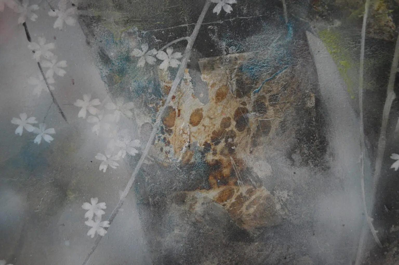 Awakening von CHEN Yiching - Nihonga-Malerei, Blumen, Nature im Angebot 4