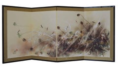 Danza di Yiching Chen - Pittura nihonga contemporanea, fiori, natura