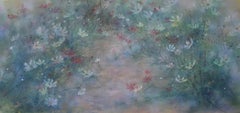 Innocence by CHEN Yiching - Contemporary Nihonga painting, flora