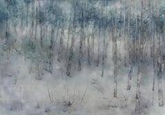 Soledad de Chen Yiching - Pintura nihonga contemporánea, bosque