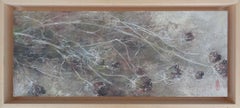 Umbel de Chen Yiching - Pintura nihonga contemporánea, flora, tonos tierra