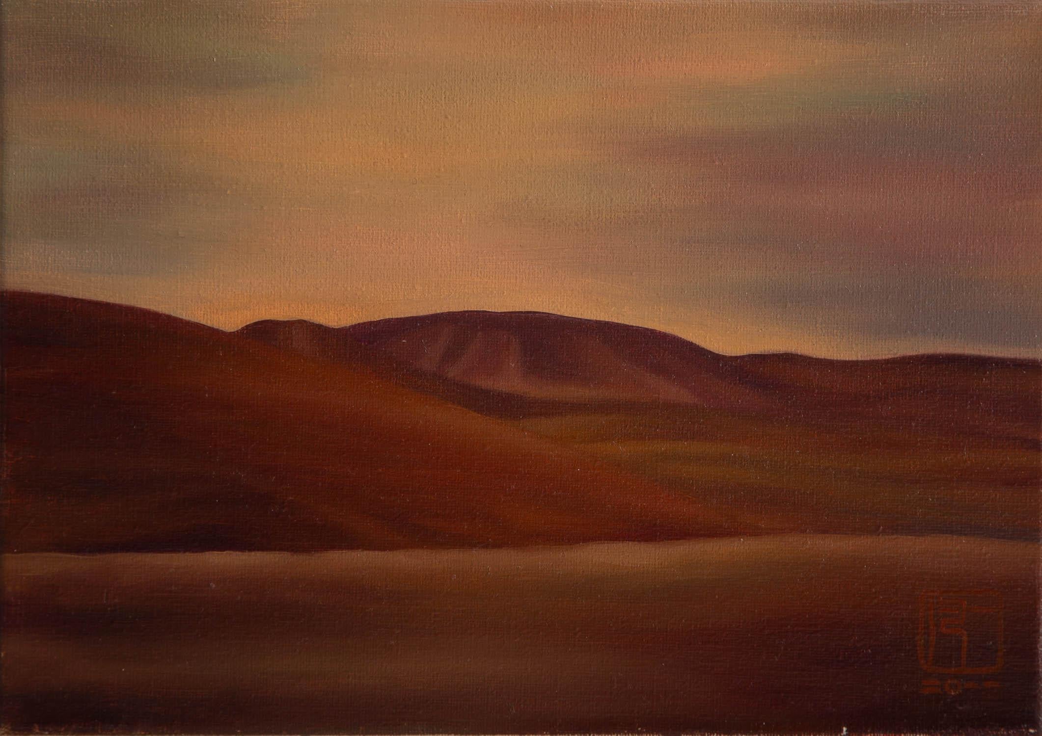 Yifan Liu Landscape Original Oil On Canvas 