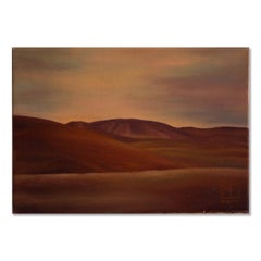 Yifan Liu Paesaggio Olio Originale Su Tela "Wilderness"