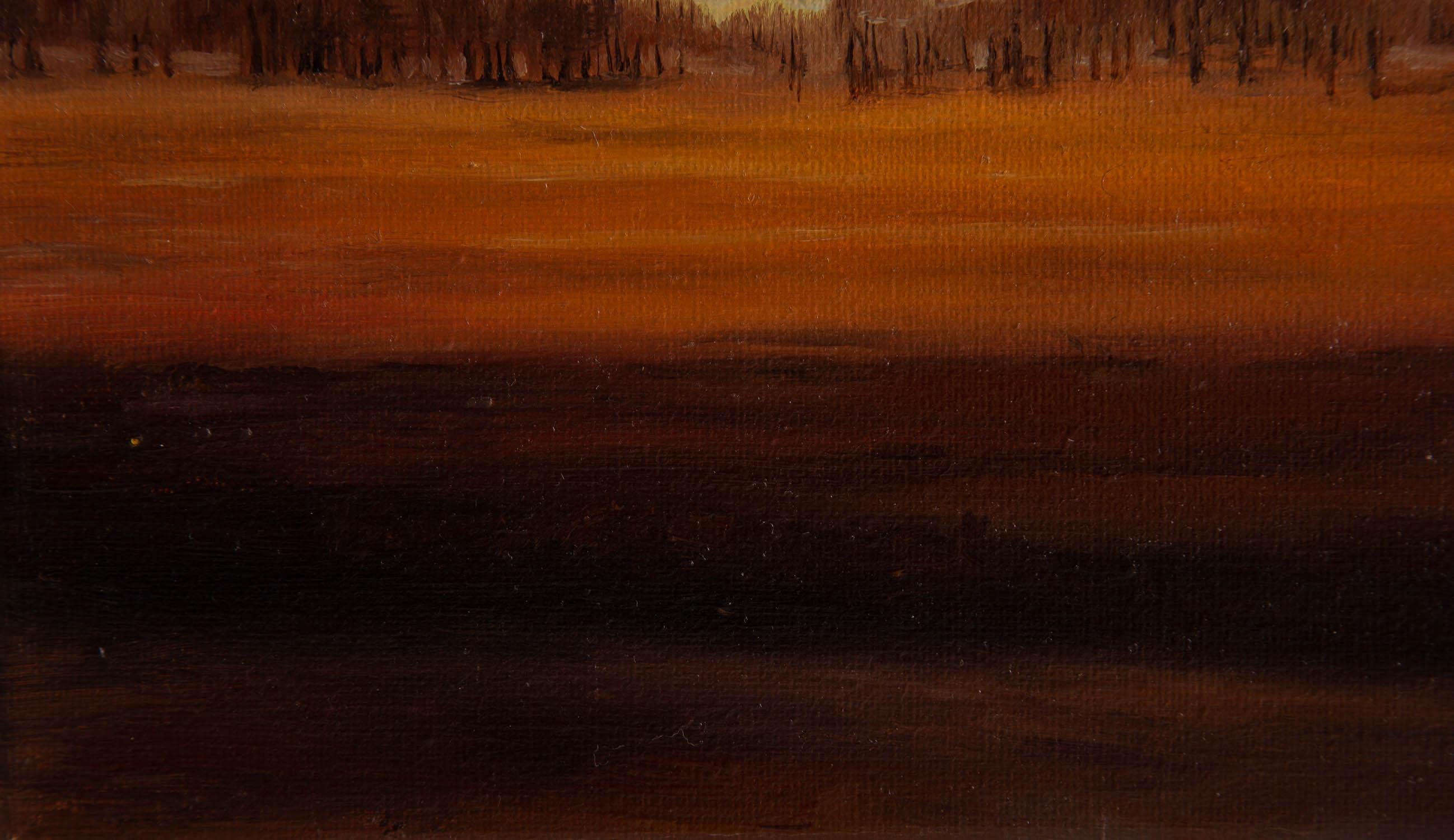 Yifan Liu Landschaft, Original-Ölgemälde „Bashang-Herbsttag“ im Angebot 3