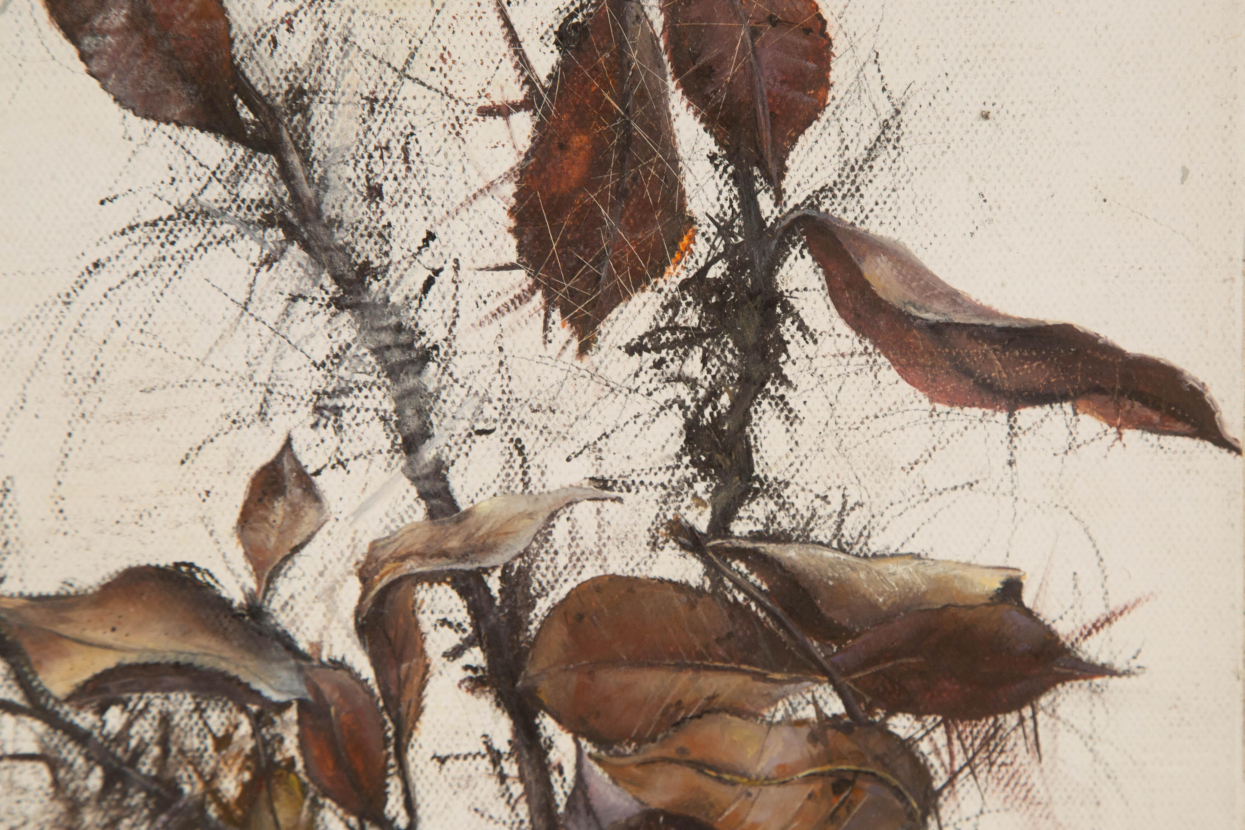 Yifang Liu Stillleben Original Öl auf Leinwand 