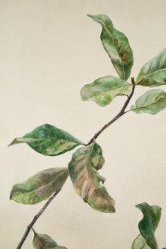 Nature morte originale à l'huile sur toile de Yifang Liu "Diverse Elements - Plant".