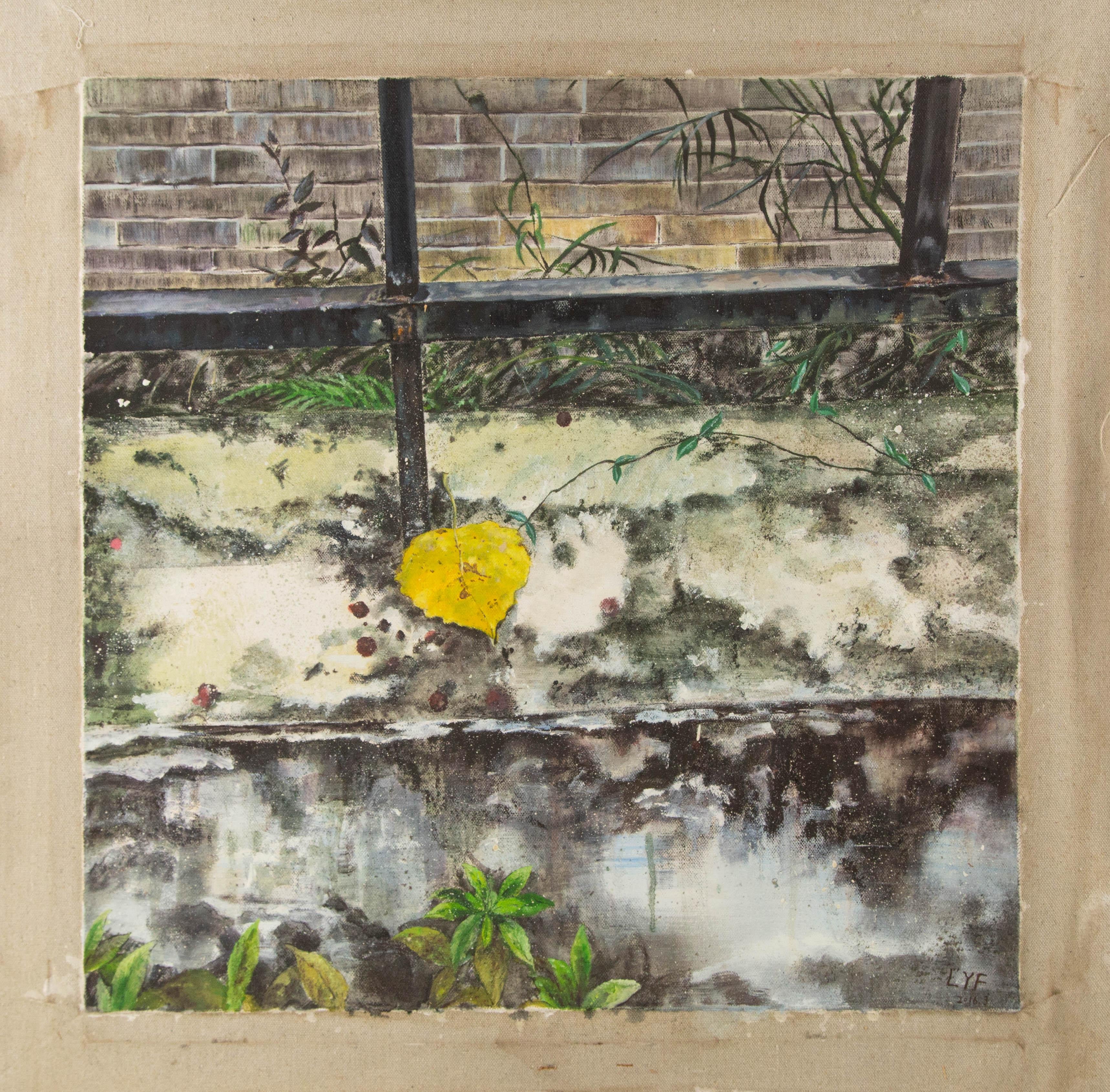 Yifang Liu Stillleben Original Öl auf Leinwand 