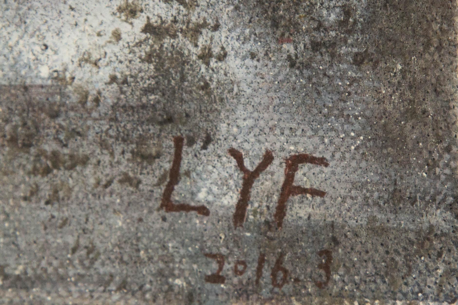 Yifang Liu Stillleben Original Öl auf Leinwand 