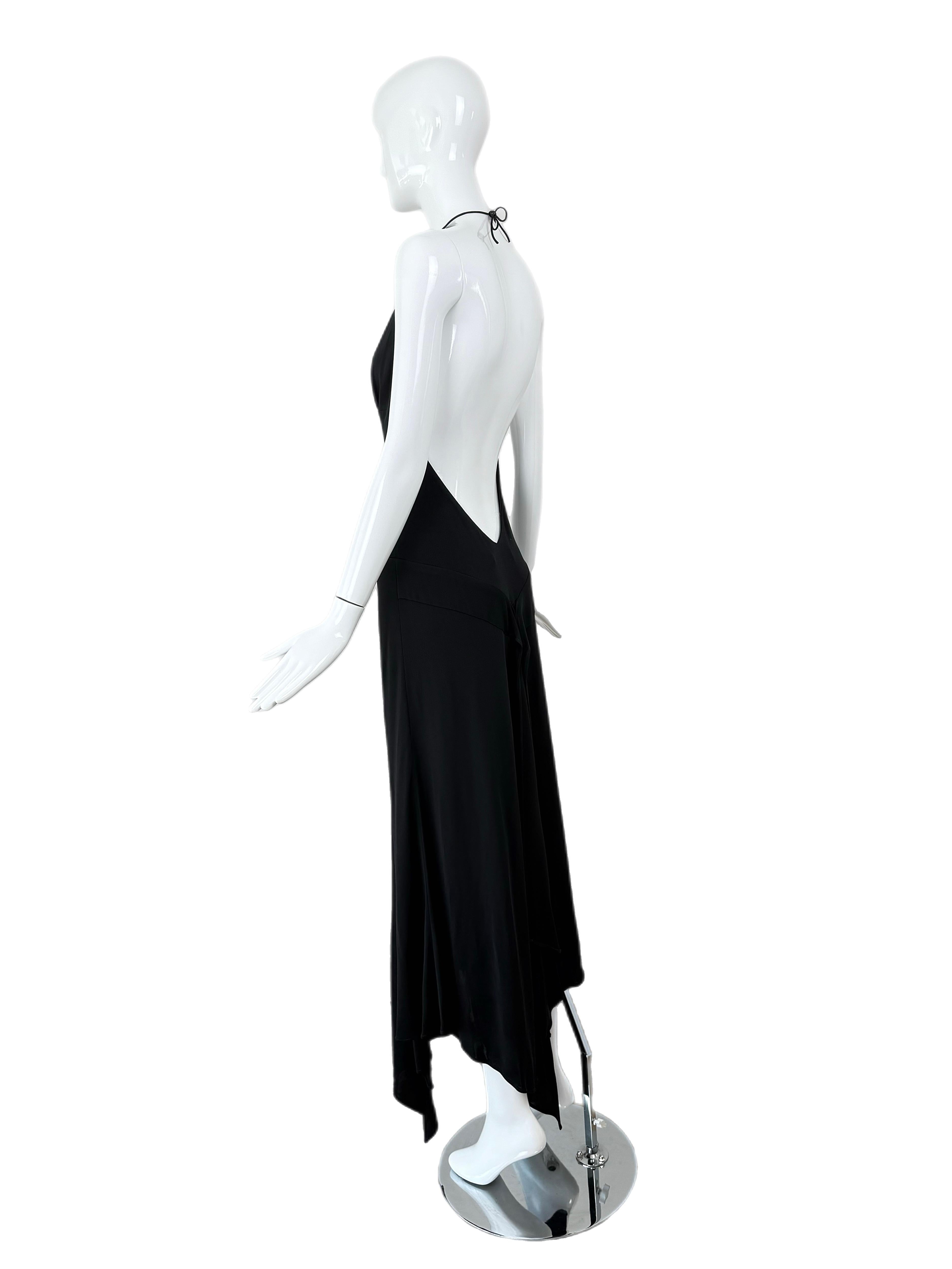Yigal Azrouel
Vintage
Late 90's to early 00's
Jet black opaque
Pullover
Stretchy
Adjustable halter neck
Ultra low back
No size tag, see measurements below
Excellent condition, minor feeling of wear
Measurements in inches laying flat: length at very