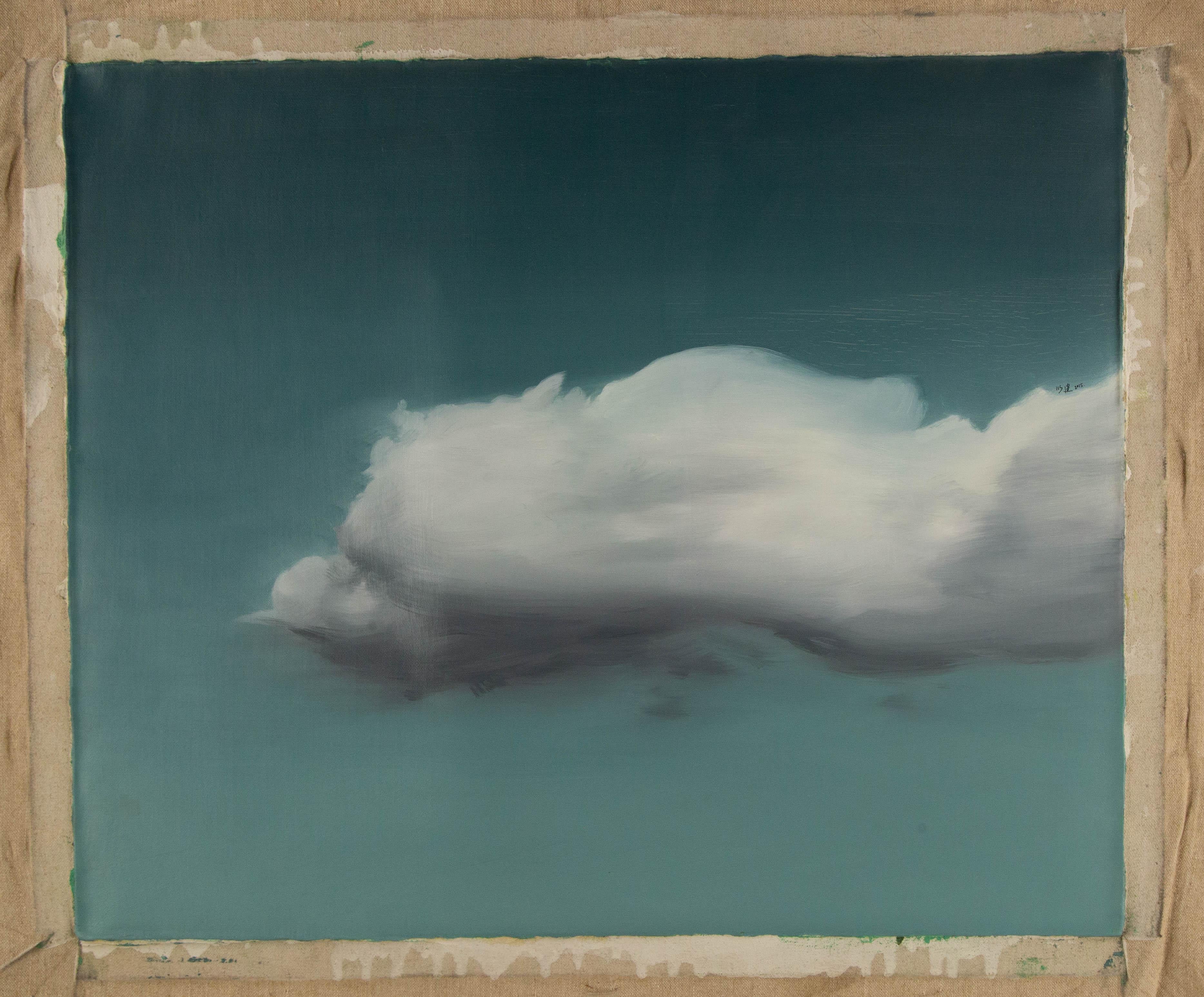 Yijian Wang Olio su tela originale contemporaneo 