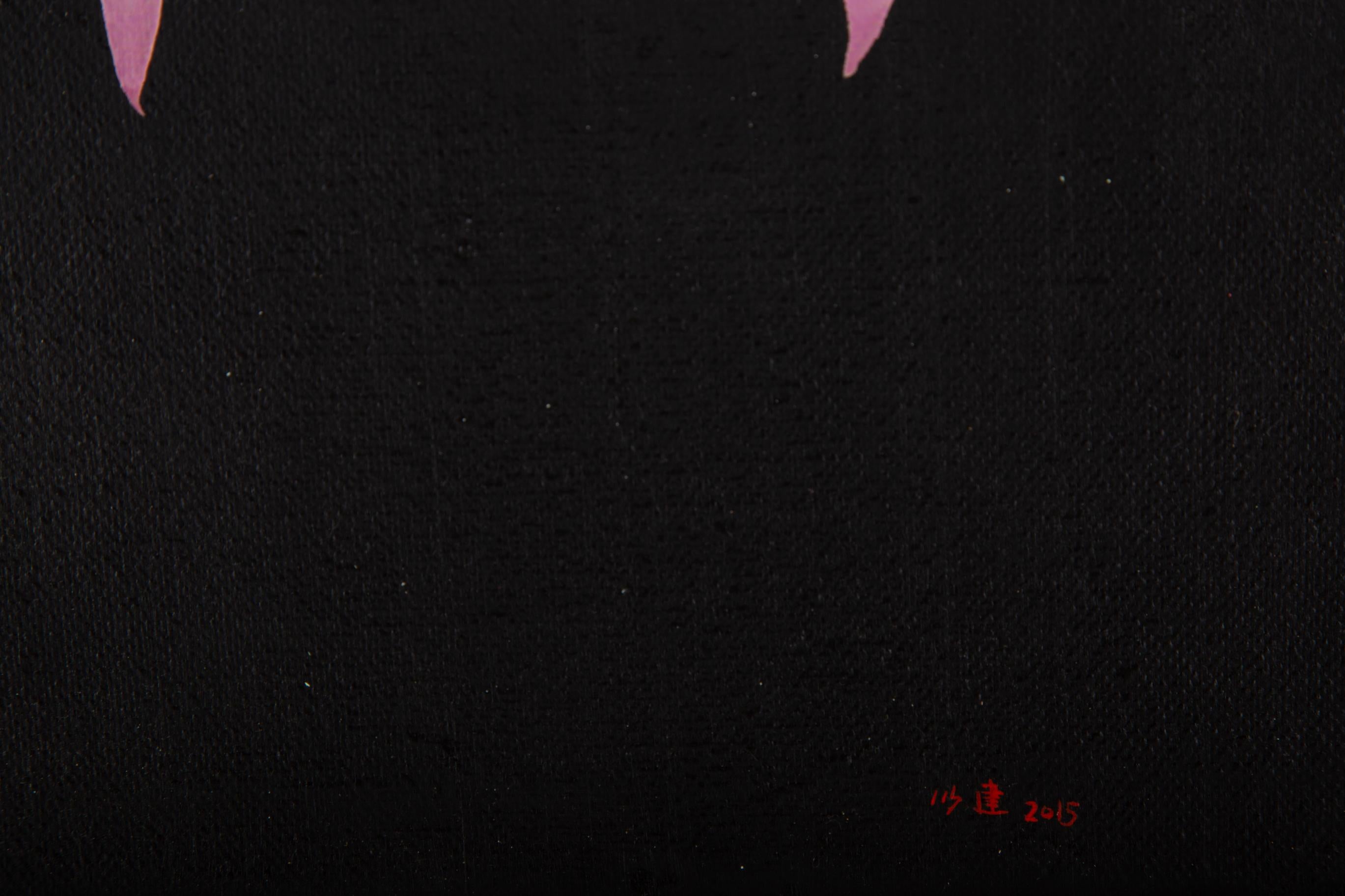 Yijian Wang Modernist Original Oil On Canvas 