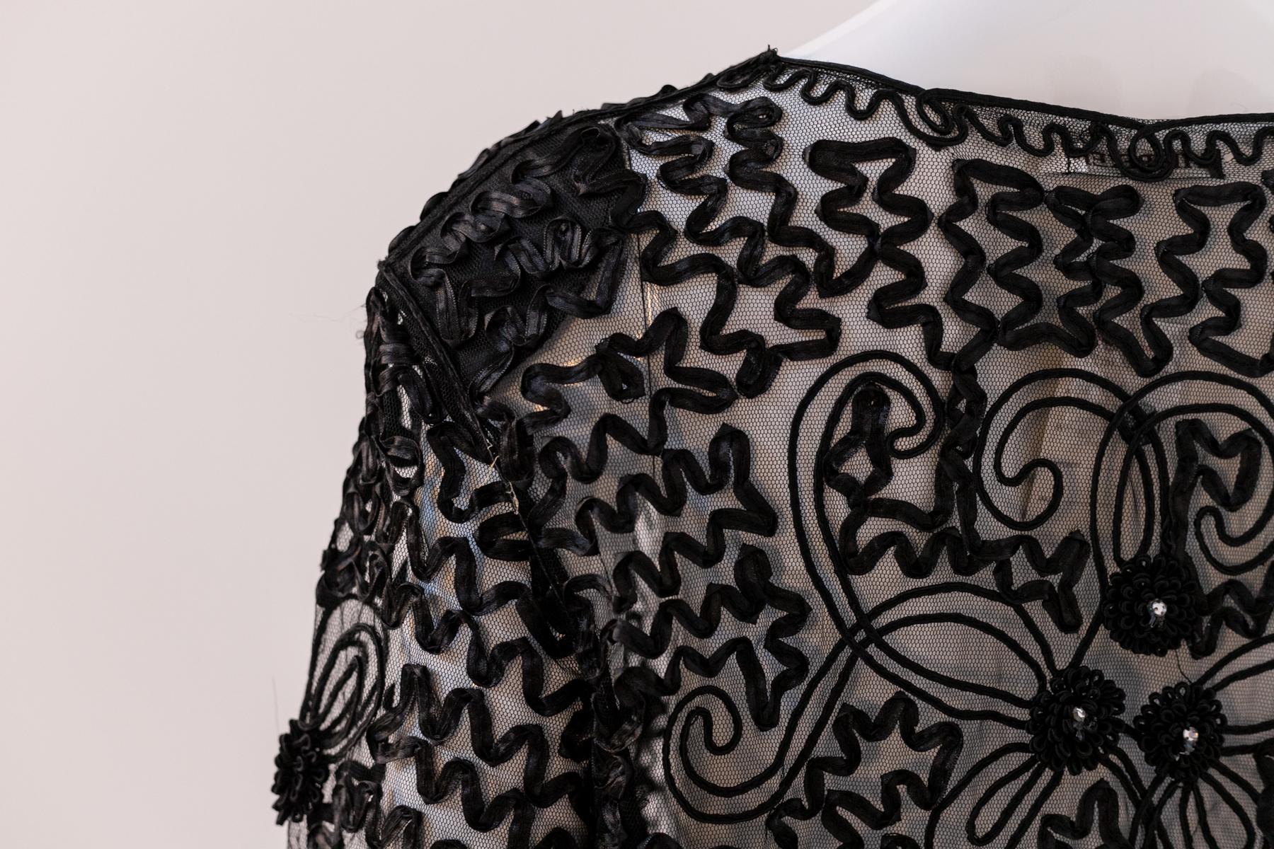 Women's Yilibeier Eclectic Sheer Black Blouse For Sale