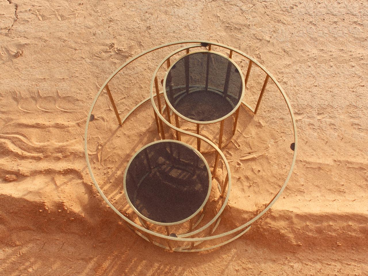 Table basse Yin Yang  par  Studio A Namit Khanna en vente 8