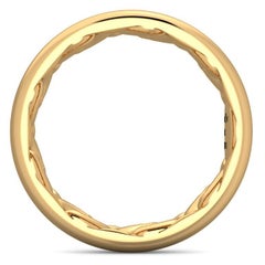 Yin-Yang Fashion Band in 14k Yellow Gold