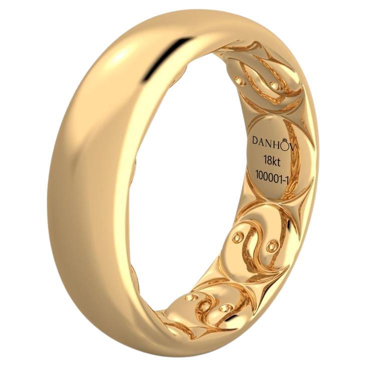 Yin-Yang Fashion Band in 14k Yellow Gold