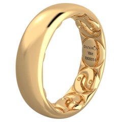 Bracelet mode Yin-Yang en or jaune 14 carats