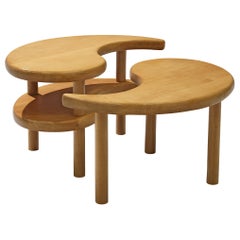 Yin Yang Nesting Coffee Table in Beech
