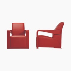 Sillón Ying Reposabrazos de piel