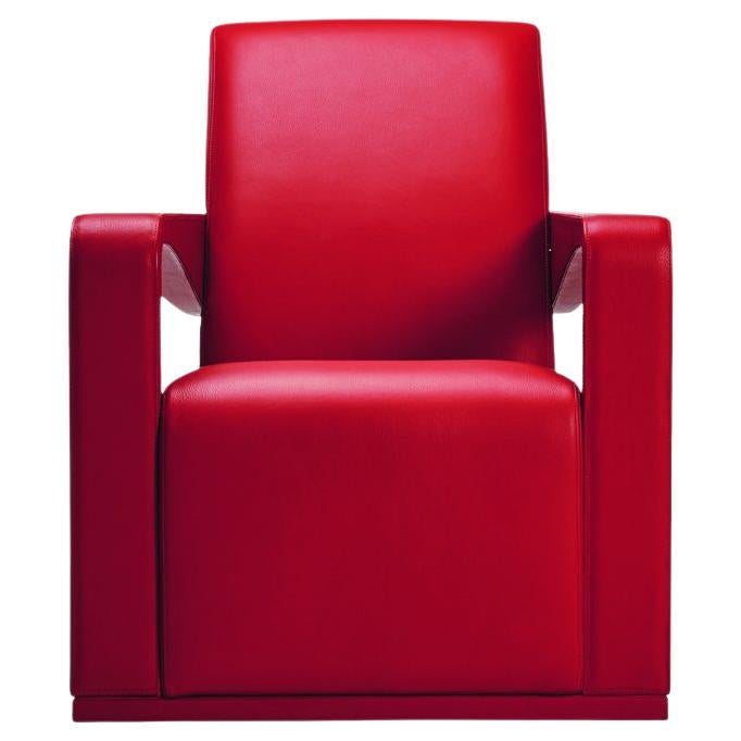 Ying Armchair Leather Armrests
