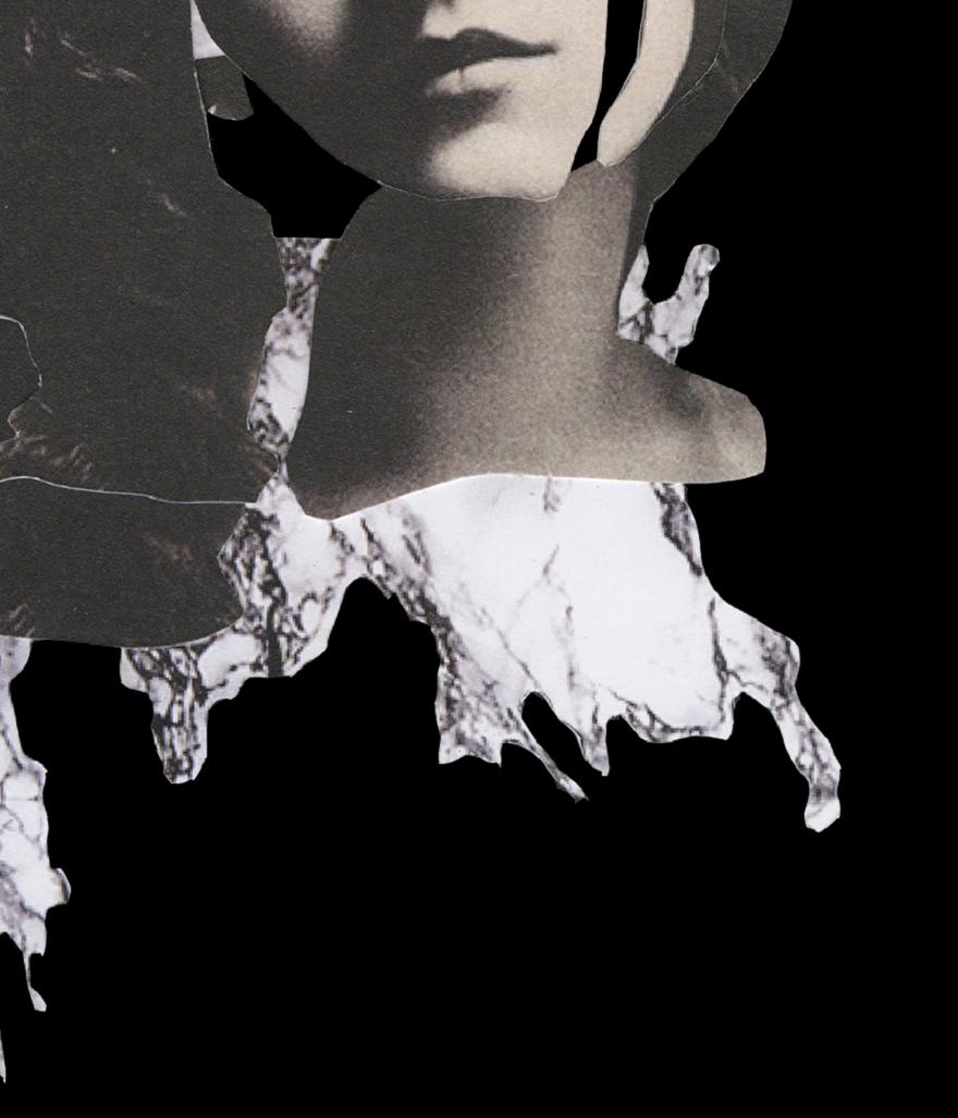 Díptico Her-Untitled 2 & 4. Fotografía collage digital en venta 1