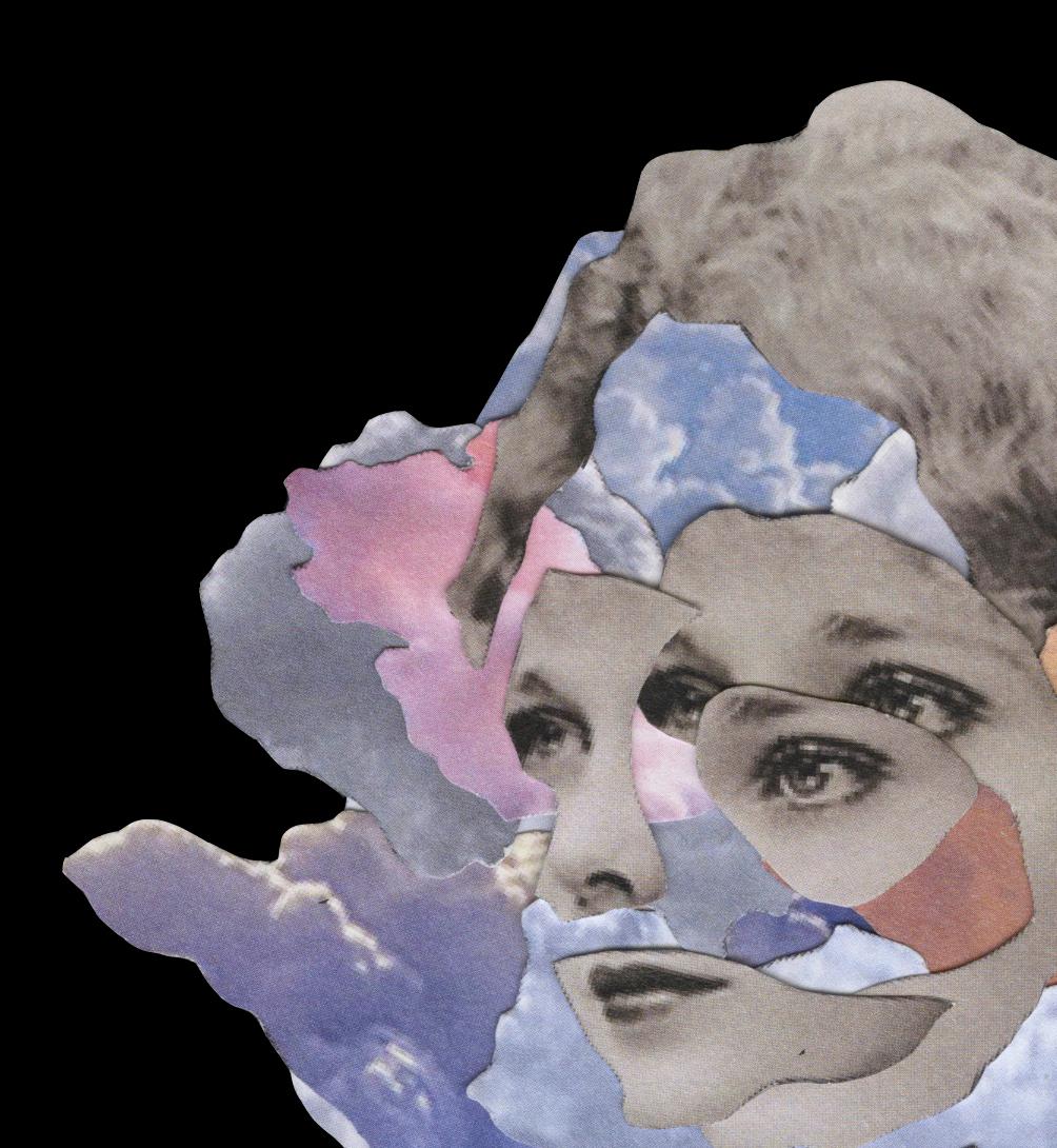 Díptico Her-Untitled 2 & 4. Fotografía collage digital en venta 3