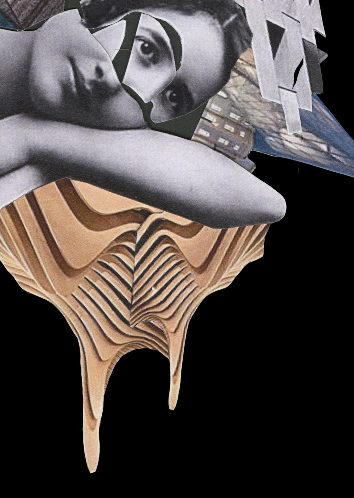 Her-Sin título 8.  Fotografía figurativa abstracta en color de edición limitada - Figurative Photograph Negro de Ying Chen