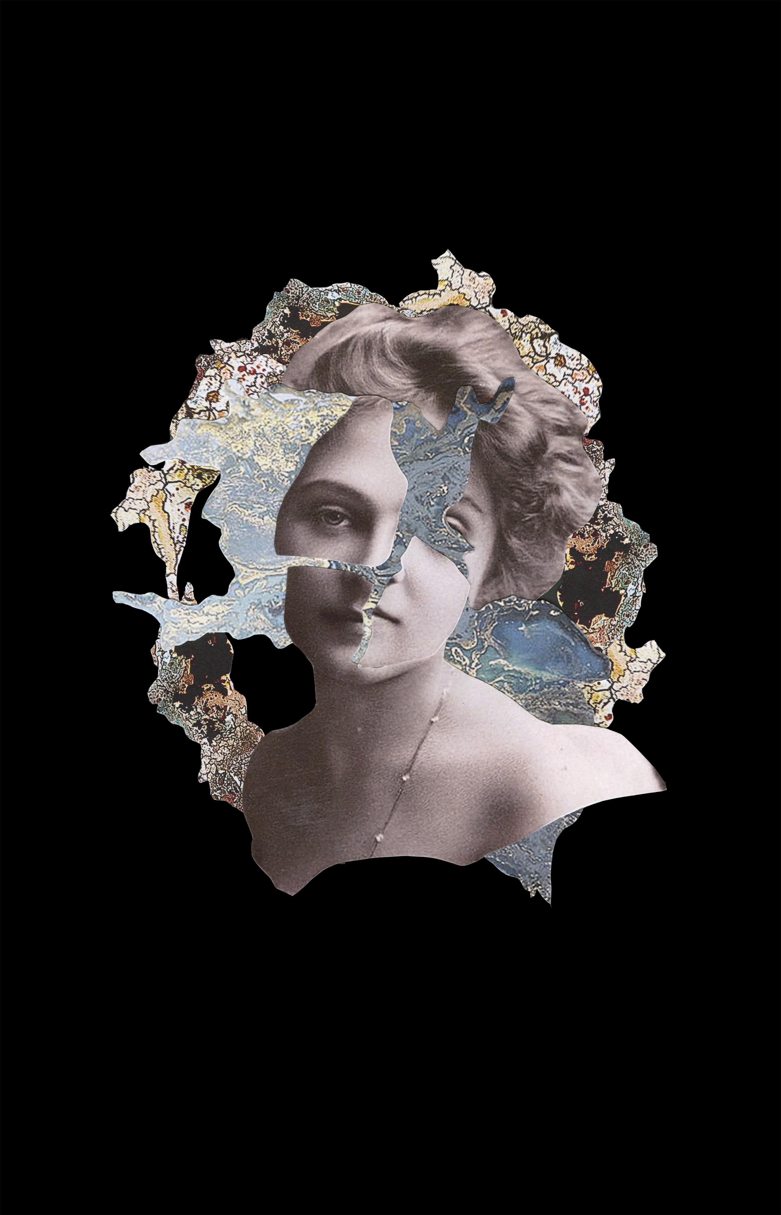 Ying Chen Abstract Photograph - Her-Untitled 6. Digital Collage Photograph