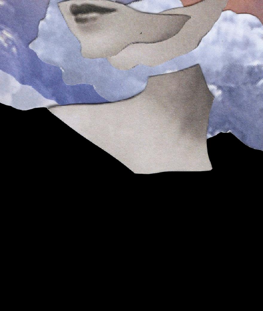 Untitled 4. Abstrakt  figurative Farbfotografie (Schwarz), Figurative Painting, von Ying Chen