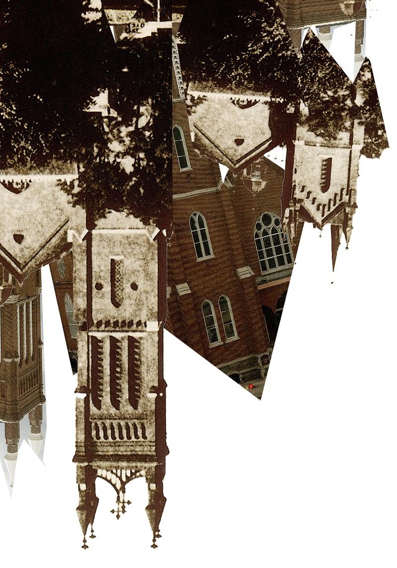 Jägerstraße. Digitale Fotocollage (Schwarz), Abstract Photograph, von Ying Chen