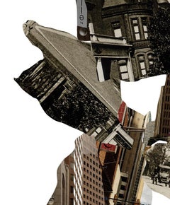 Peachtree Street. Digital Collage Photograph