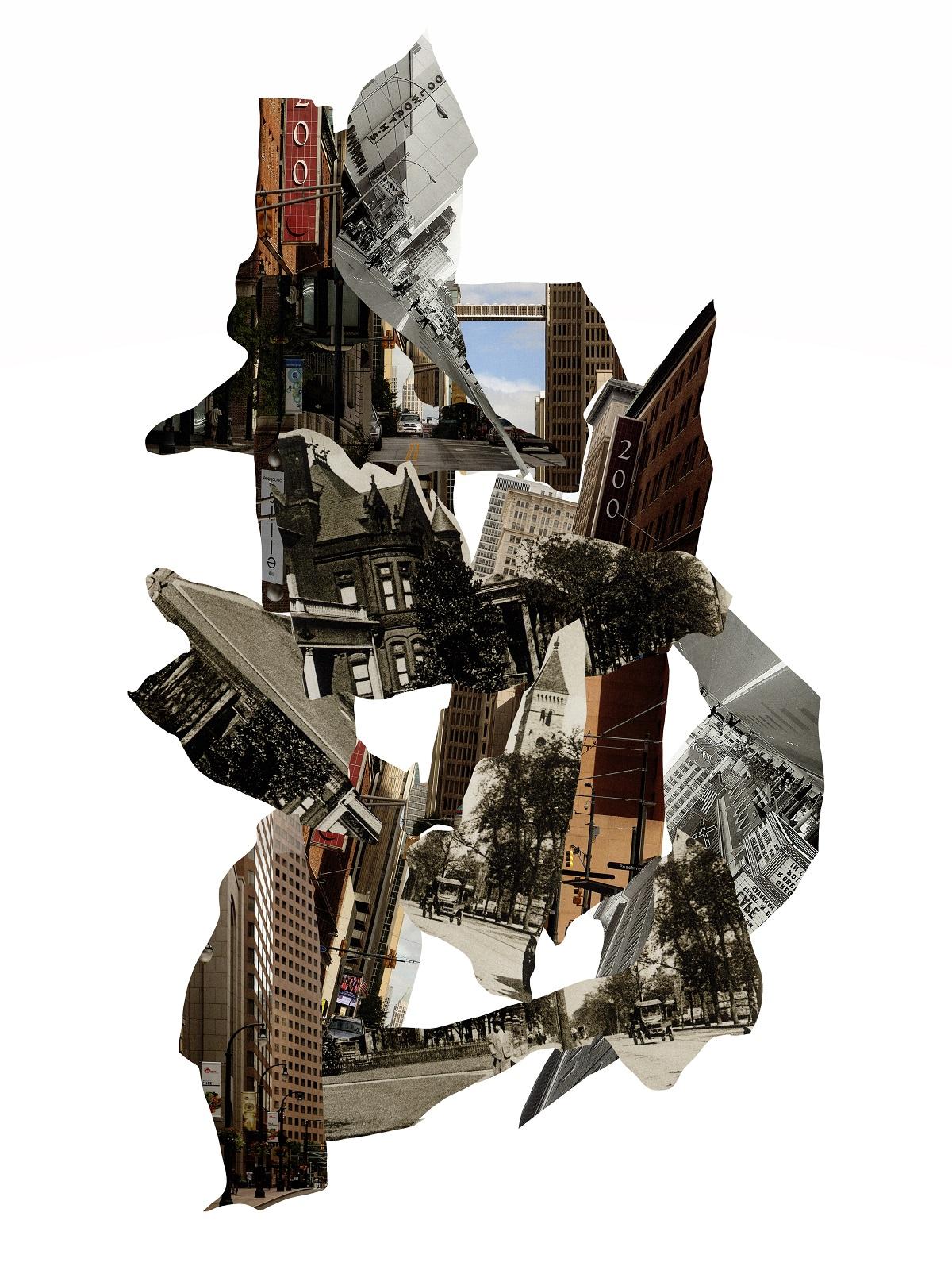 Still-Life Photograph de Ying Chen - Calle Peachtree. De la serie "Lost In Transition" Fotografía abstracta de paisaje