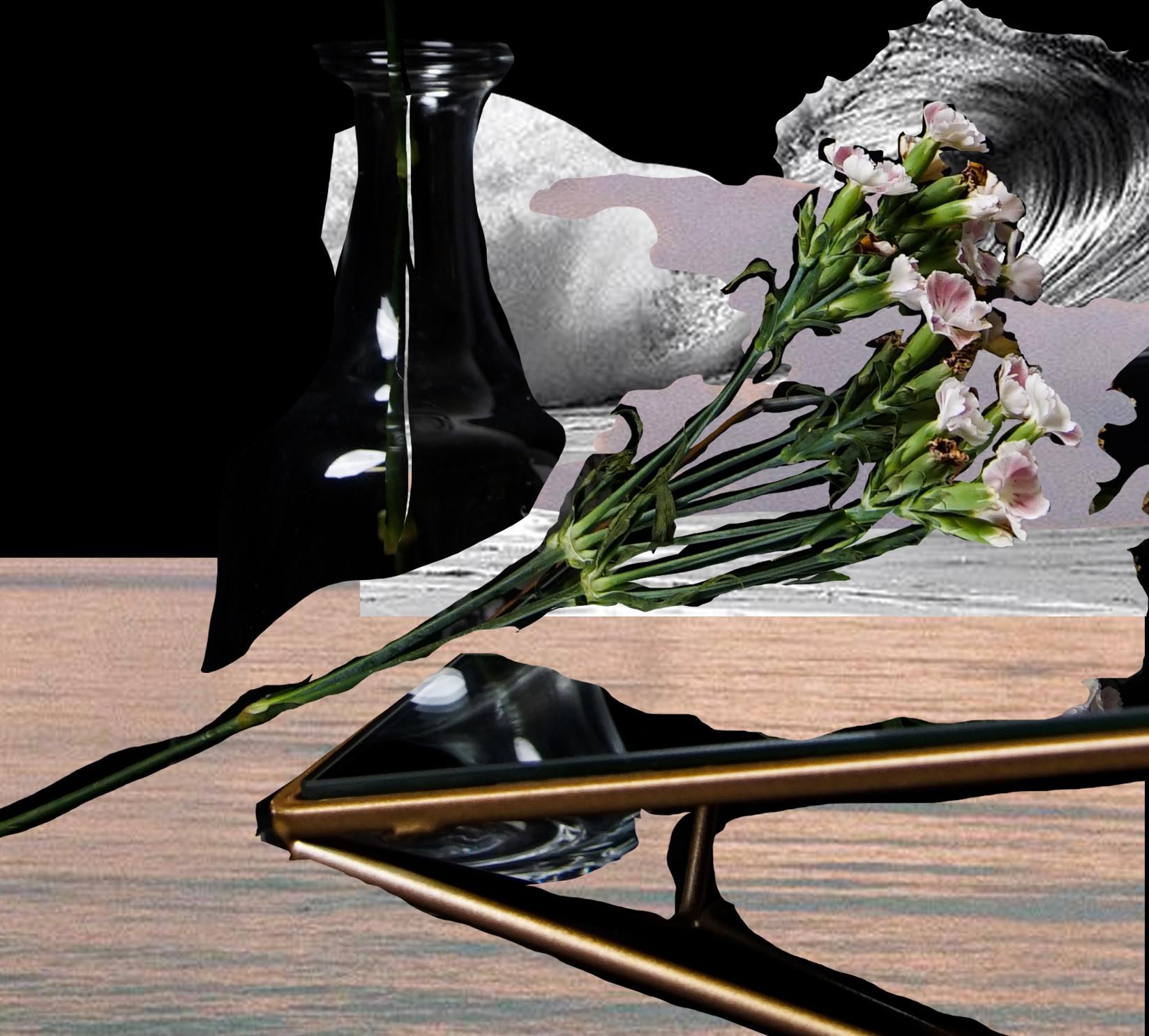 Untitled #1. From the series There is an ocean in my glass - Black Still-Life Photograph by Ying Chen