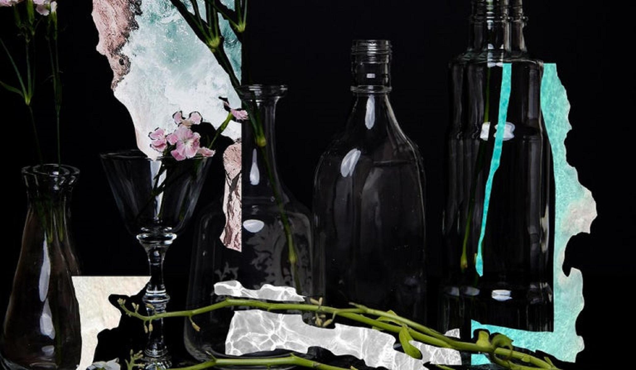 There is an ocean in my glass Series: Ying Chen has a recurring dream: scenery consisting of cloud filled Sky, fields of grass, and a body of water. In this foggy but colorful dream, the sky is cloudy, yet everything is brightly lit. there is a
