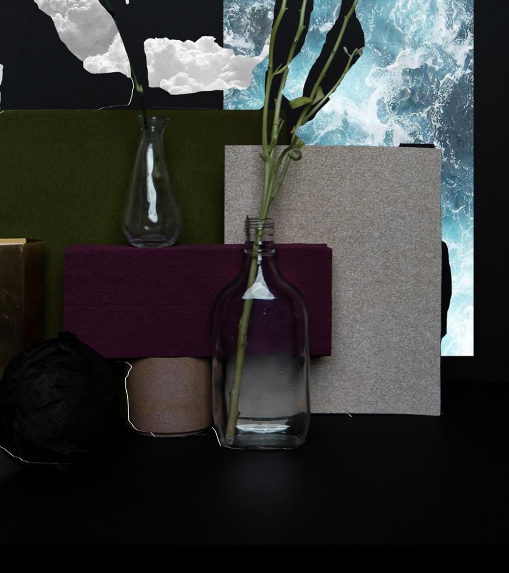 Unbetitelt #8. Aus der Serie There is an ocean in my glass (Schwarz), Color Photograph, von Ying Chen
