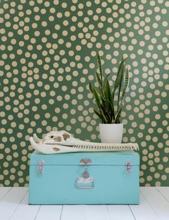 Ying Dot Metallic Type II Wallpaper in Roku (SAMPLE)