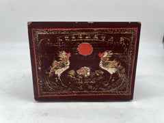 Ying Mee & Co., Antique Chinese Lacquer Tea Caddy or Box