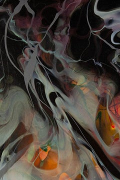 Ying Shuai Abstract Original Acrylic On Canvas "Flowing Light and Shadow Series